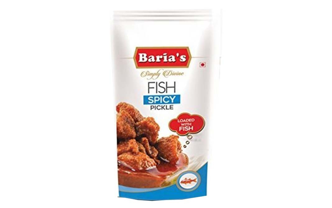 Baria's Fish Spicy Pickle Loaded with Fish   Pack  200 grams